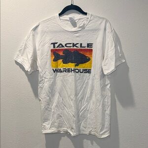 Port and Company White Graphic Tee